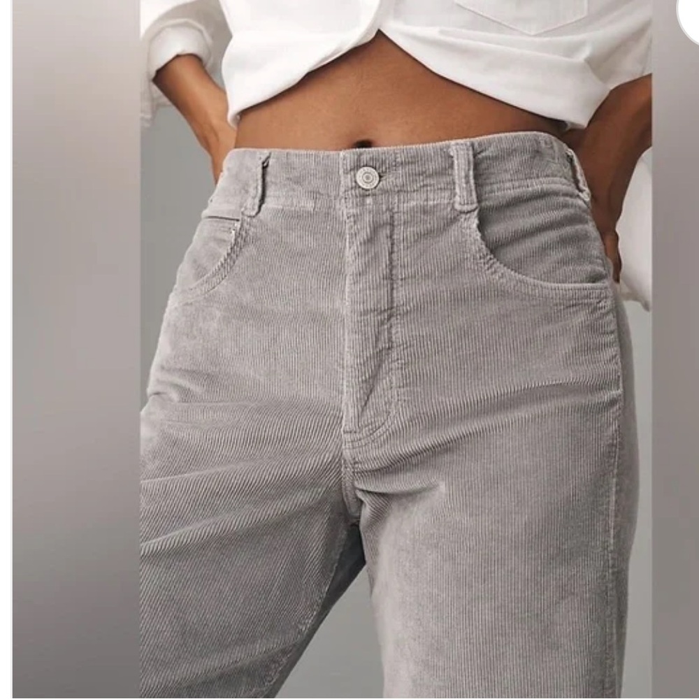 ANTHROPOLOGIE The Adi Corduroy Mid-Rise Flare Jeans by Pilcro - Picture 4 of 5